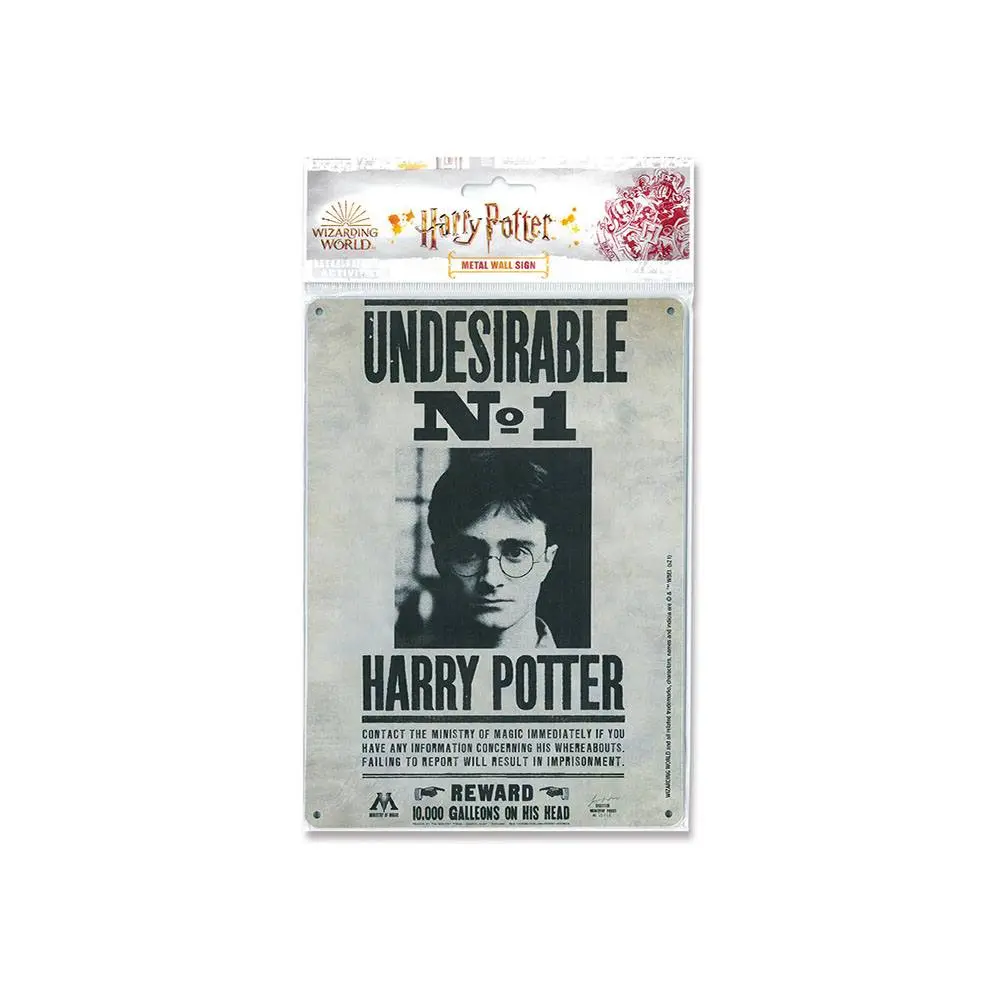 Harry Potter Undesirable No. 1 fémtábla 15 x 21 cm termékfotó
