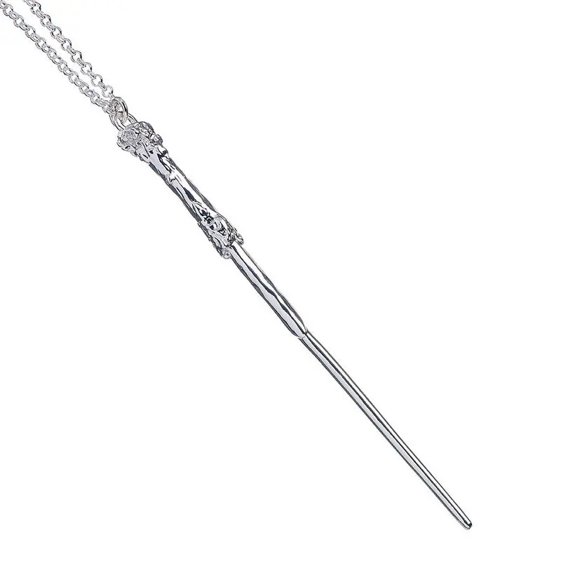 Harry Potter Varázspálca ezüst nyaklánc termékfotó