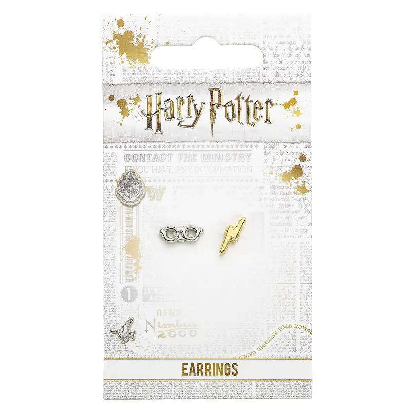 Harry Potter Earrings Lightening Bolt & Glasses termékfotó