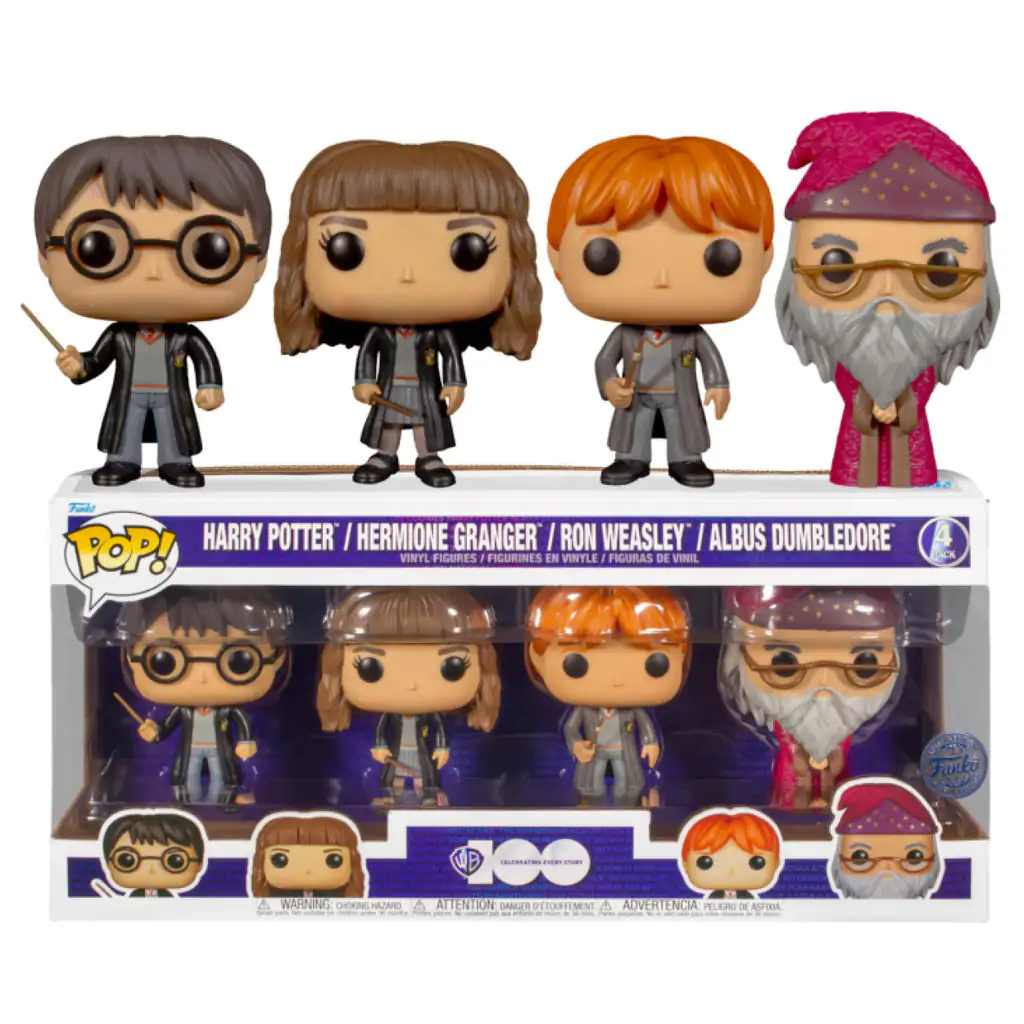 Harry Potter W1 Funko POP! Movies Vinyl figura 4 db-os csomag 9 cm termékfotó