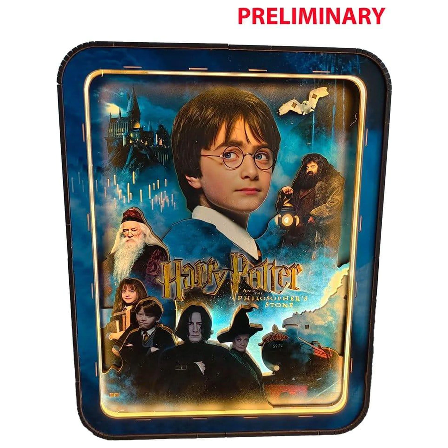 Harry Potter Wall Frame The Philosopher's Stone xxpc + LED Light termékfotó