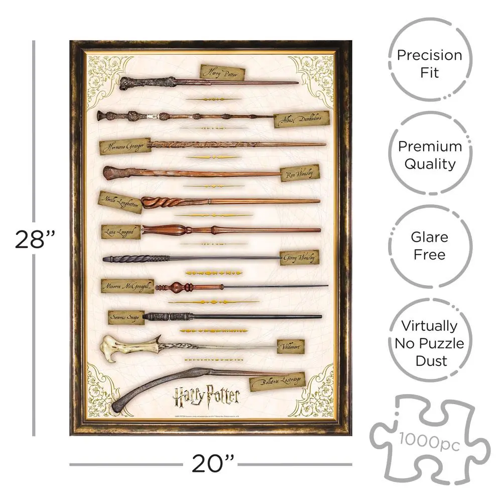 Harry Potter Wands Puzzle (1000 darab) termékfotó