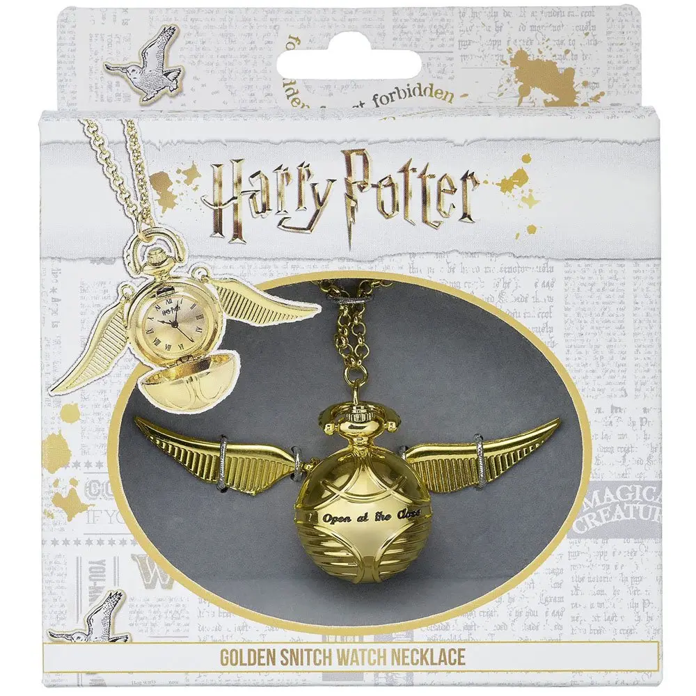 Harry Potter Watch Necklace Golden Snitch (gold plated) termékfotó