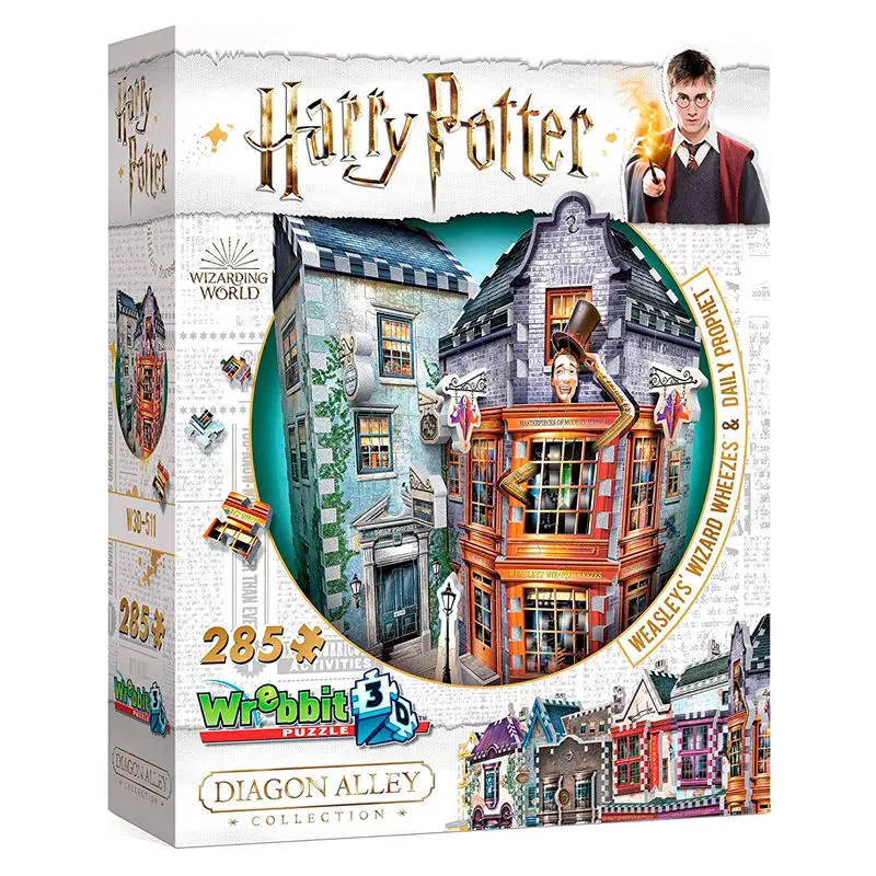 Harry Potter Weasley Wizards Wheezes &amp; Daily Prophet 3D puzzle termékfotó