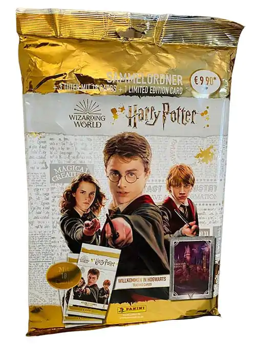 Harry Potter - Welcome to Hogwarts Trading Cards Starter Pack német nyelvű kártya csomag termékfotó