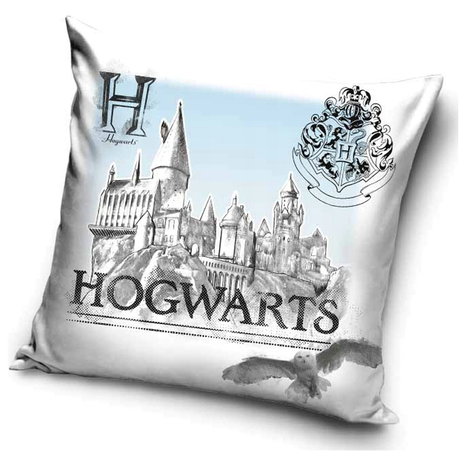 Harry Potter White Hogwarts párnahuzat termékfotó