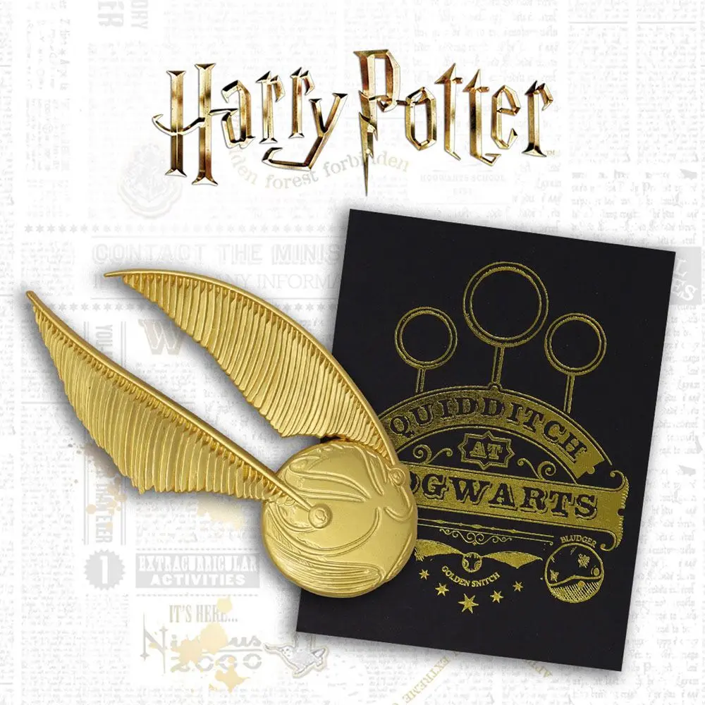 Harry Potter XL Oversized Snitch prémium kitűző (aranyozott) termékfotó
