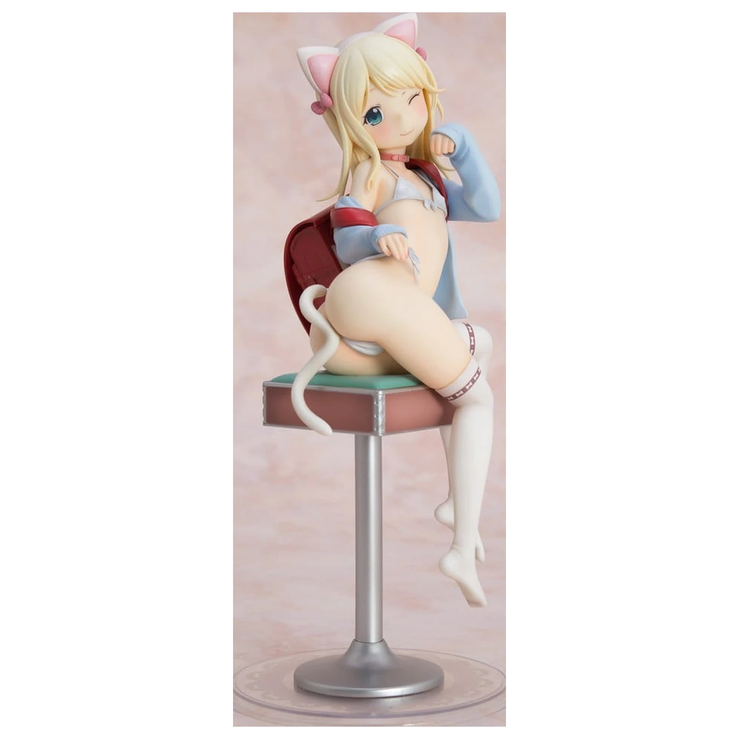 Hatsukoi Ribbon 1/6 Yuu White cat Ver. PVC figura 25 cm termékfotó