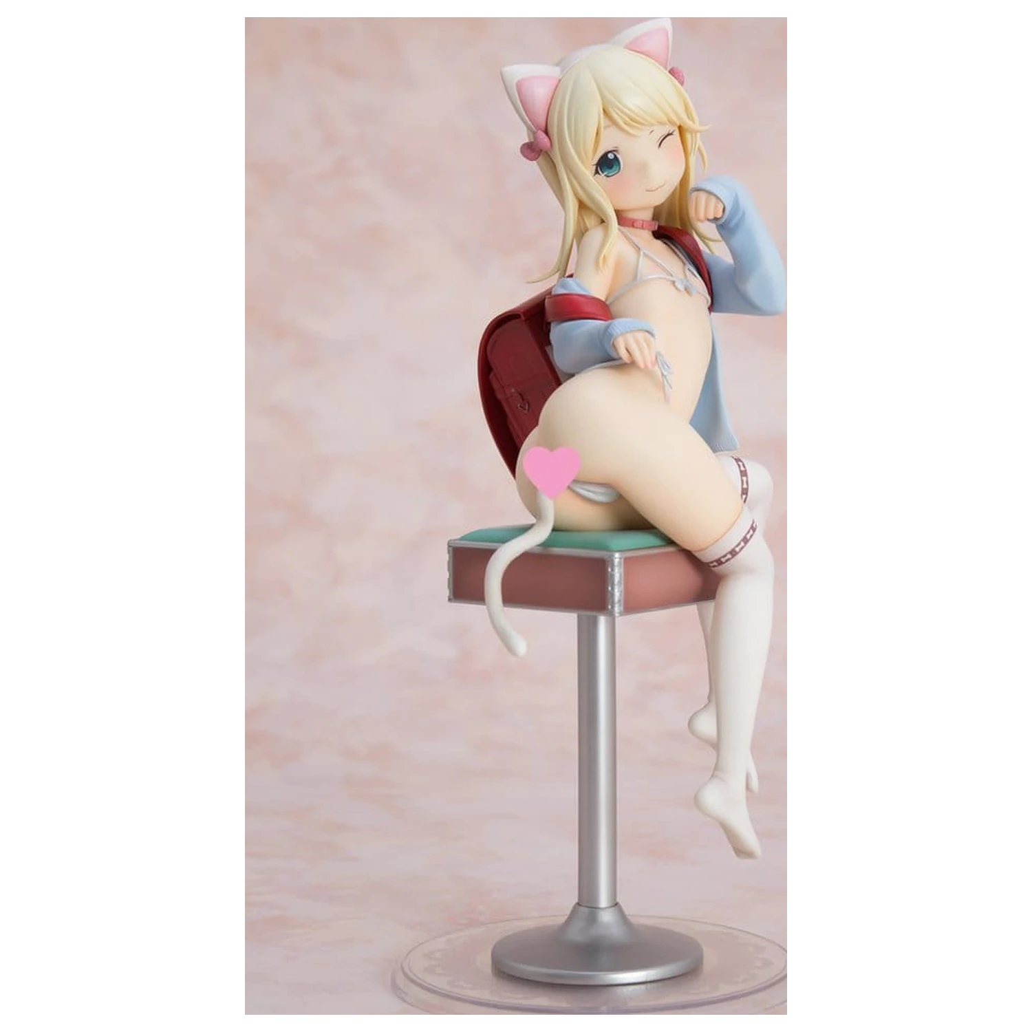Hatsukoi Ribbon 1/6 Yuu White cat Ver. PVC figura 25 cm termékfotó