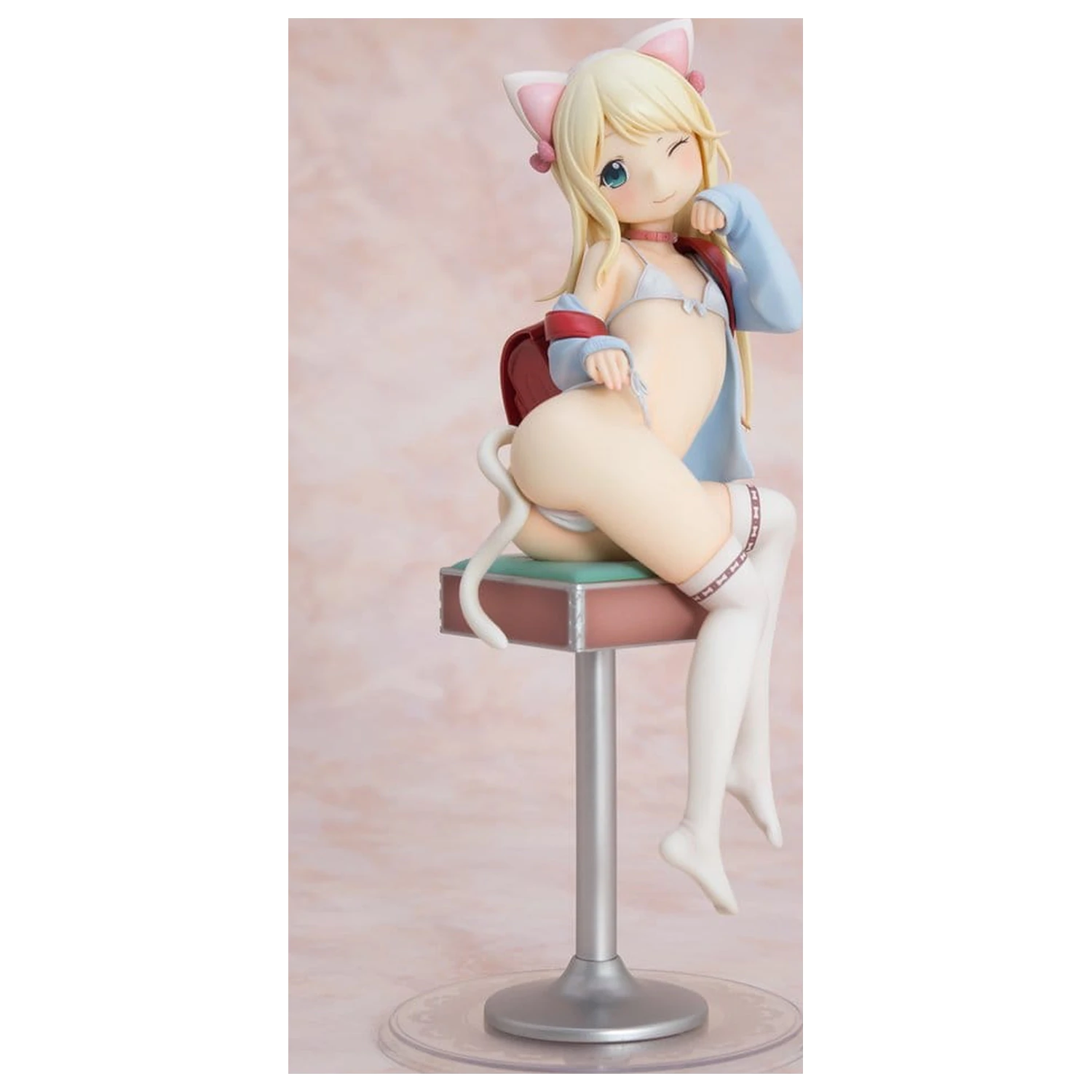 Hatsukoi Ribbon 1/6 Yuu White cat Ver. PVC figura 25 cm termékfotó