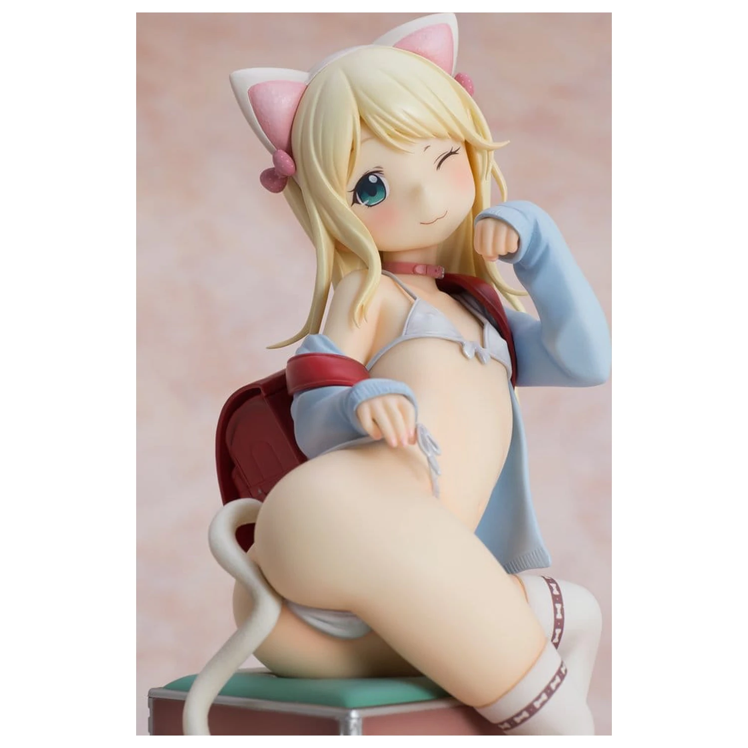 Hatsukoi Ribbon 1/6 Yuu White cat Ver. PVC figura 25 cm termékfotó