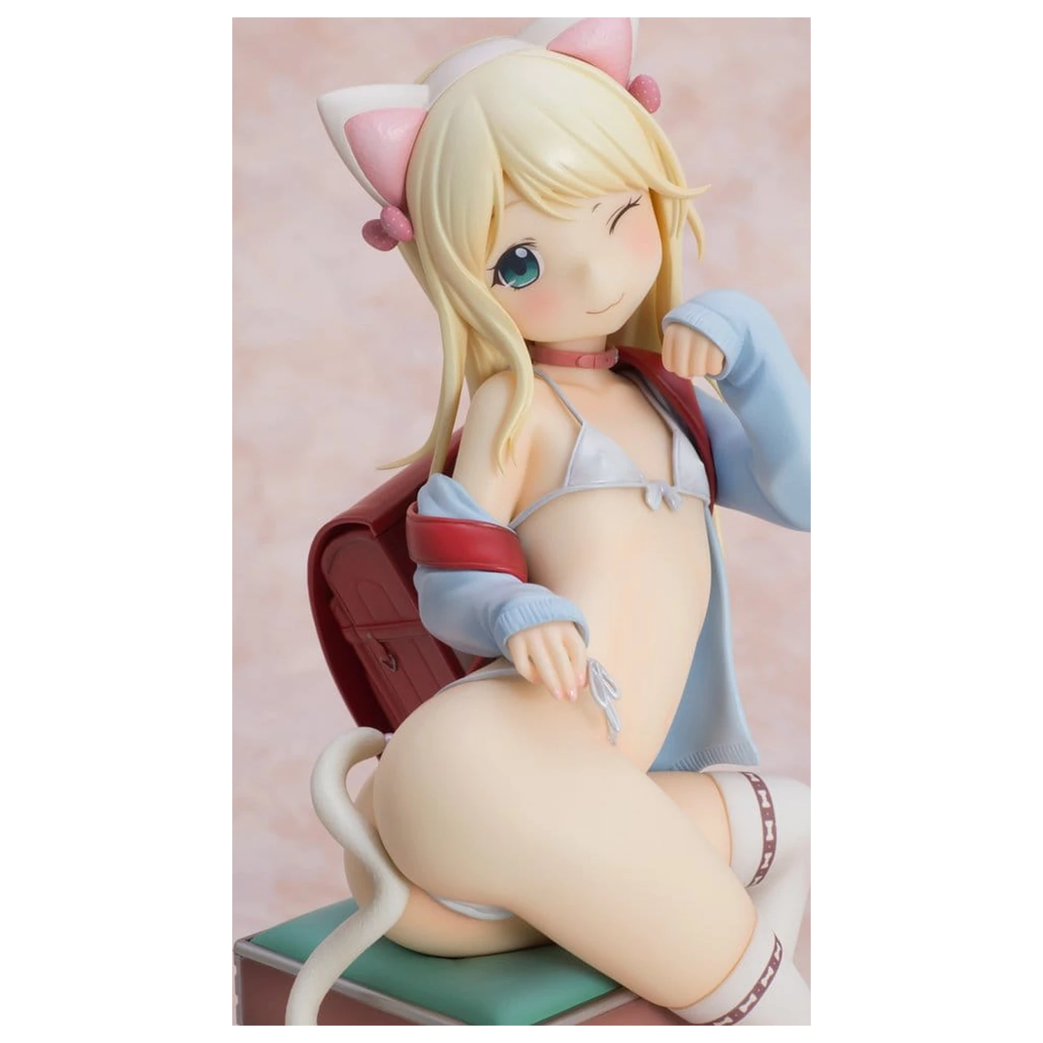 Hatsukoi Ribbon 1/6 Yuu White cat Ver. PVC figura 25 cm termékfotó