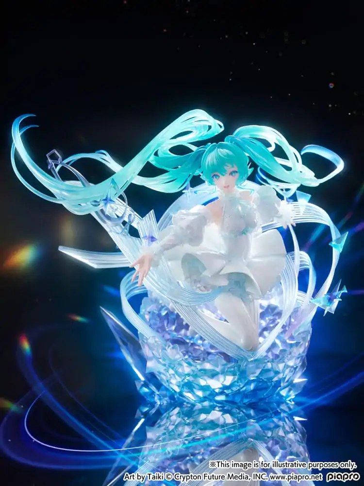 Hatsune Miku 1/7 Hatsune Miku - Crystal Dress Ver. PVC szobor figura 22 cm    termékfotó