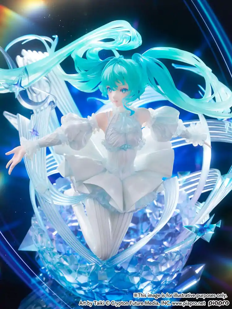 Hatsune Miku 1/7 Hatsune Miku - Crystal Dress Ver. PVC szobor figura 22 cm    termékfotó