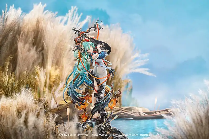 Hatsune Miku 1/7 Shimian Maifu Ver. PVC szobor figura 29 cm termékfotó