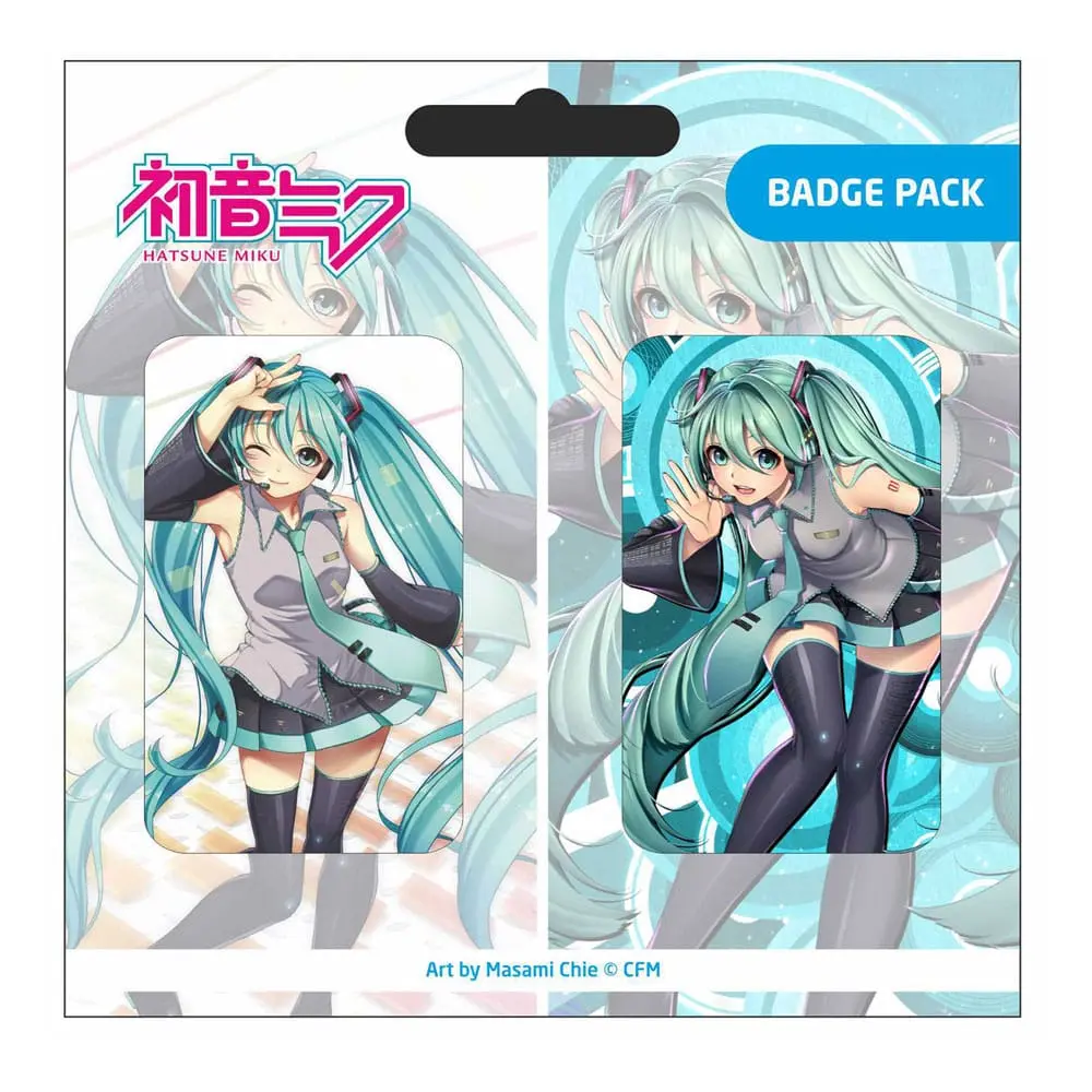 Hatsune Miku Ansteck-Buttons Doppelpack Set D termékfotó