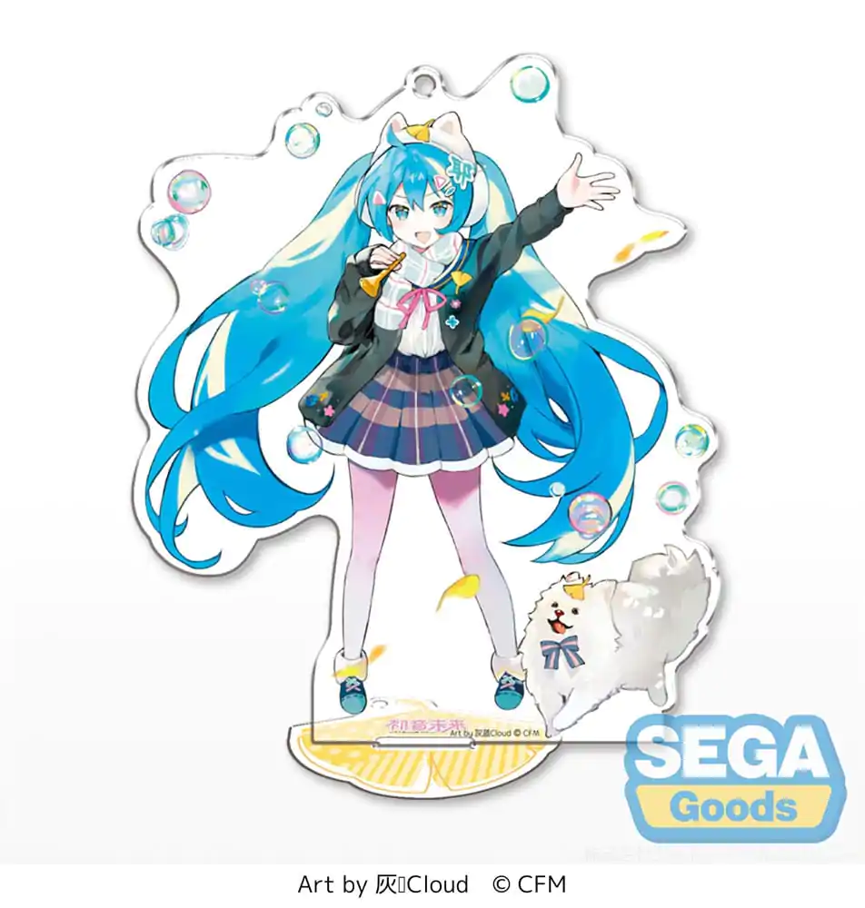 Hatsune Miku Acrylic Stand Hatsune Miku HUILANCloud Ver. kulcstartó 14 cm termékfotó