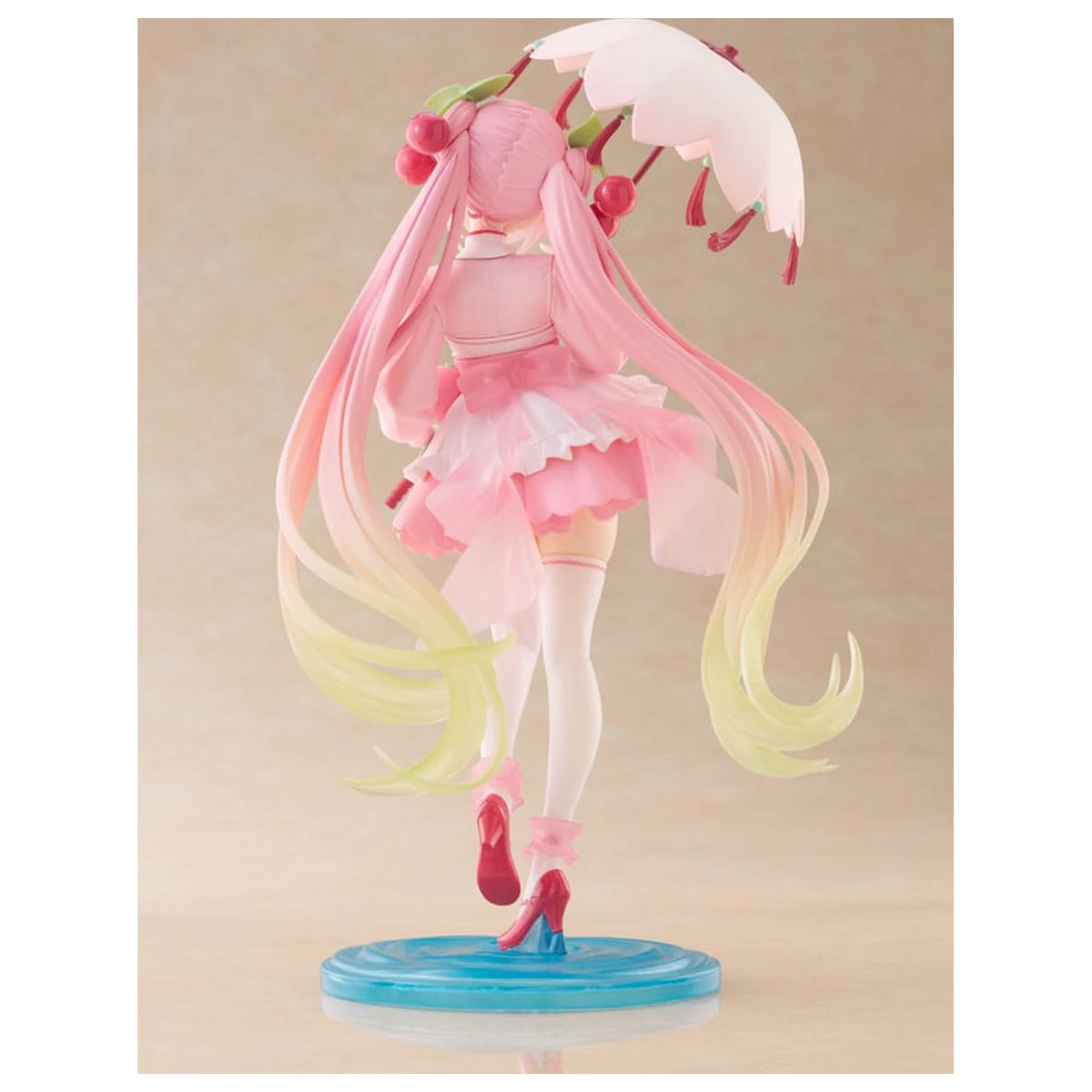 Hatsune Miku AMP Newley Written Sakura Miku Sakura Dress Ver. PVC szobor figura 21 cm termékfotó