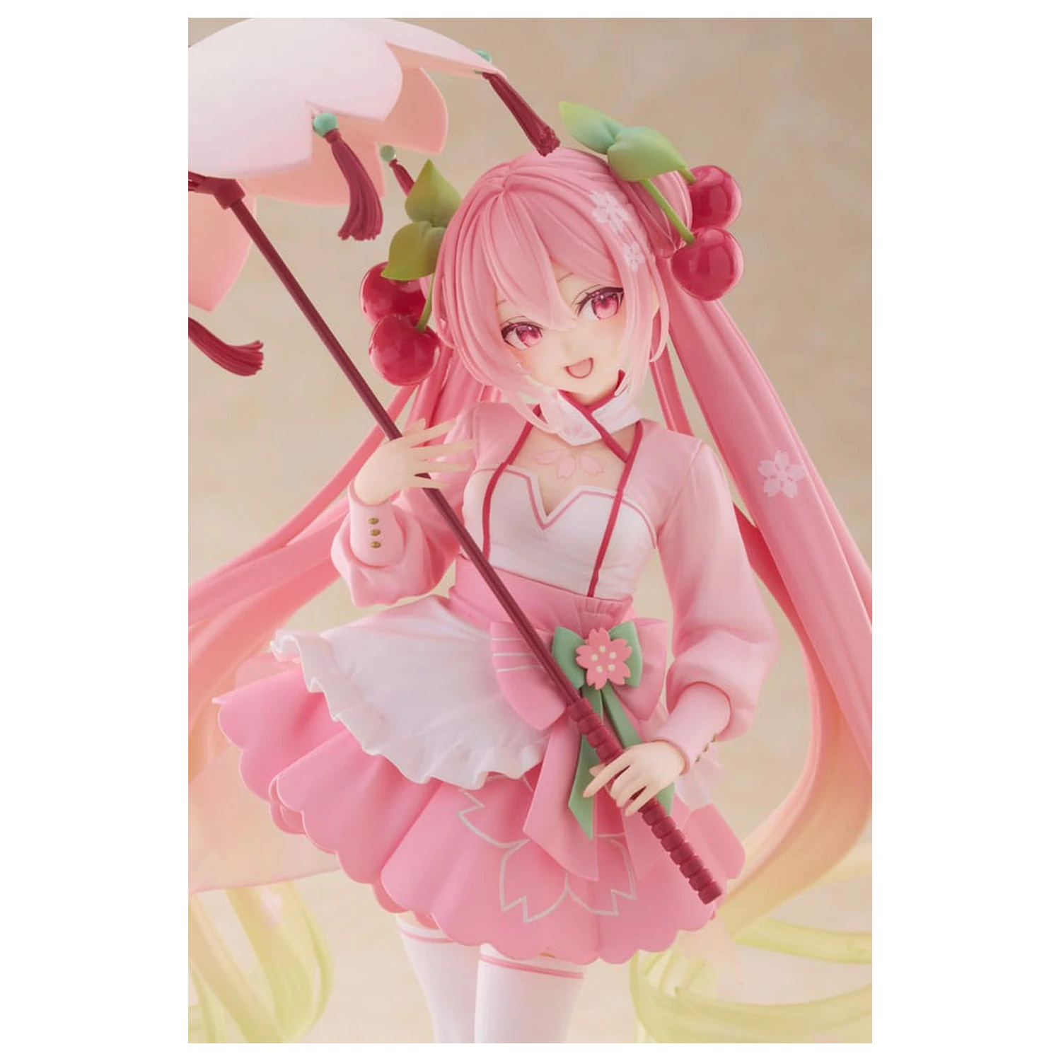 Hatsune Miku AMP Newley Written Sakura Miku Sakura Dress Ver. PVC szobor figura 21 cm termékfotó