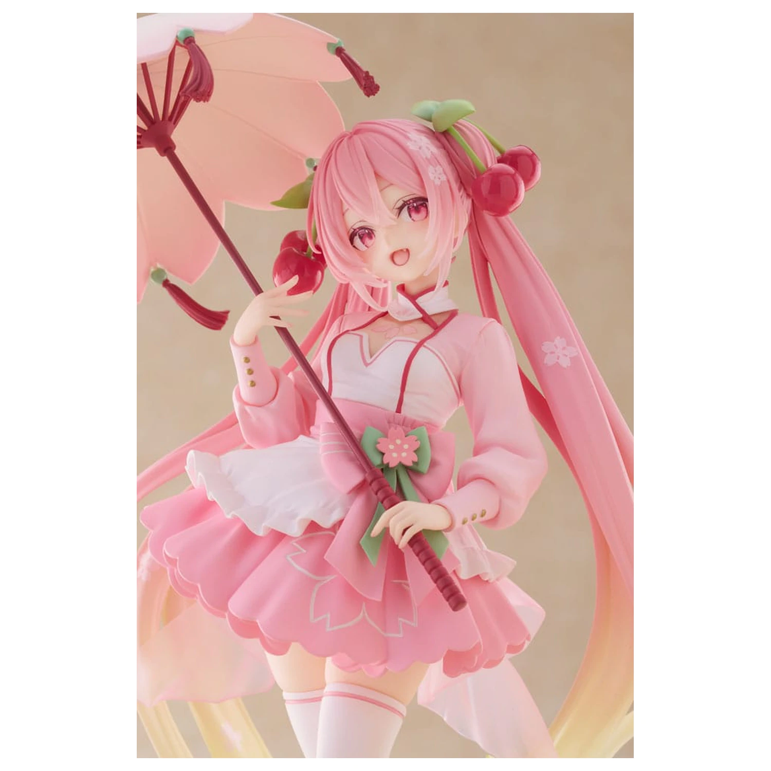 Hatsune Miku AMP Newley Written Sakura Miku Sakura Dress Ver. PVC szobor figura 21 cm termékfotó