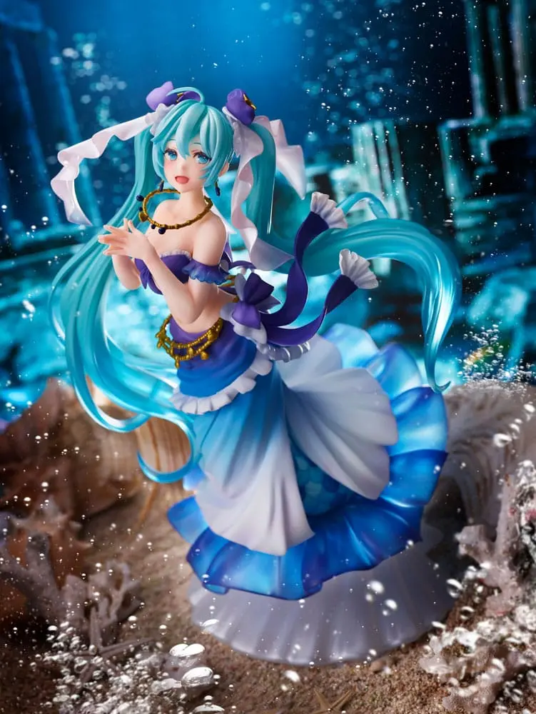 Hatsune Miku AMP Princess Mermaid Ver. PVC szobor figura 21 cm termékfotó