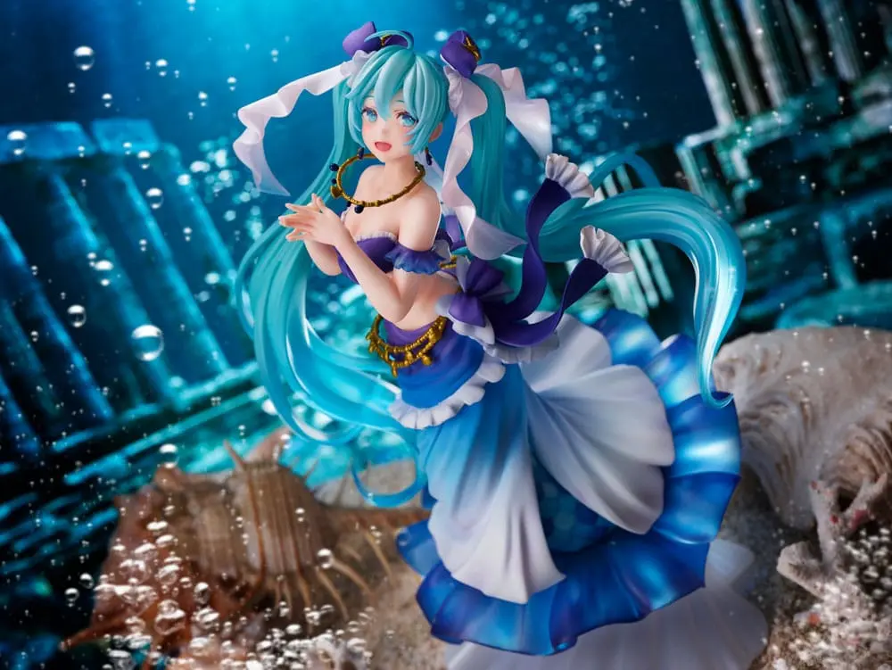 Hatsune Miku AMP Princess Mermaid Ver. PVC szobor figura 21 cm termékfotó