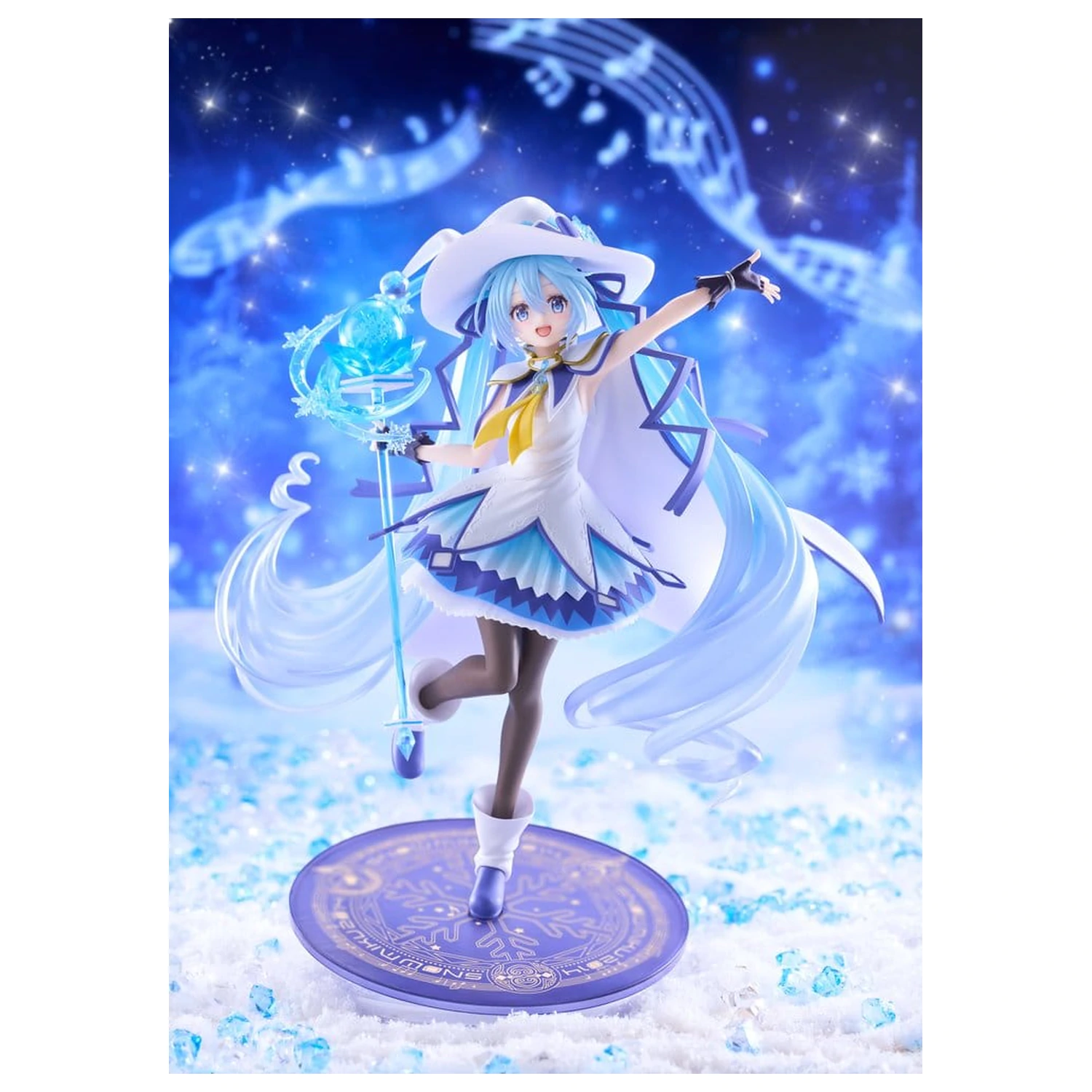 Hatsune Miku AMP+ PVC figura Snow Miku All Stars 2014 Ver. 25 cm termékfotó