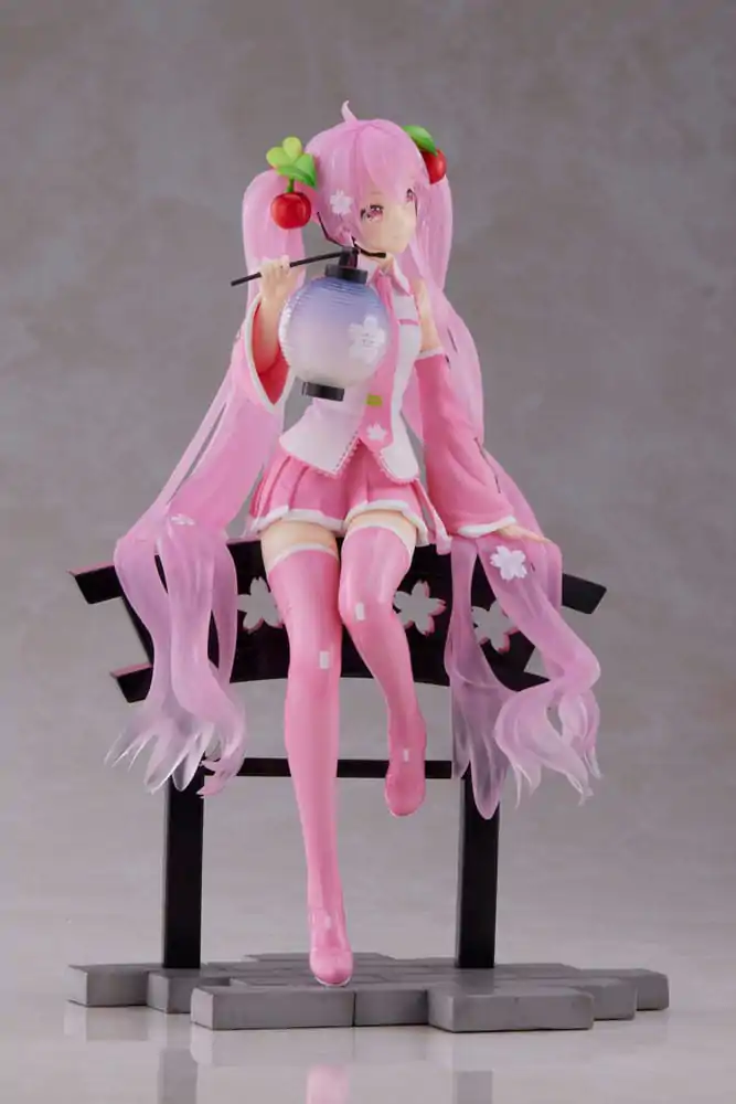 Hatsune Miku AMP Sakura Miku Lantern Ver. Reissue PVC szobor figura 20 cm termékfotó