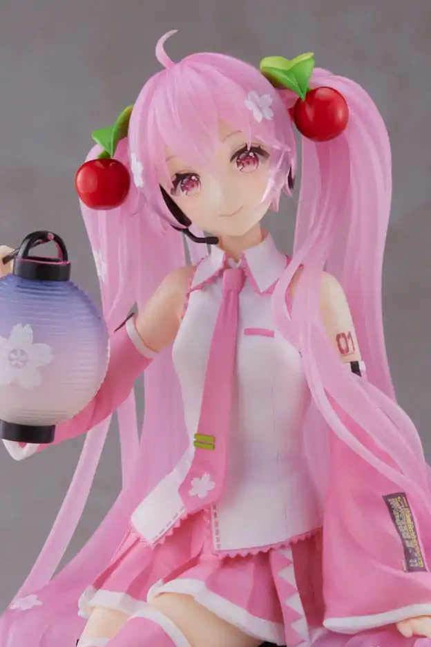 Hatsune Miku AMP Sakura Miku Lantern Ver. Reissue PVC szobor figura 20 cm termékfotó