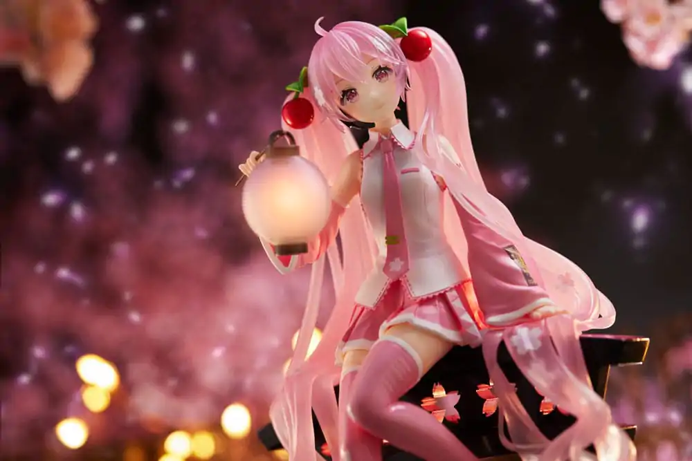 Hatsune Miku AMP Sakura Miku Lantern Ver. Reissue PVC szobor figura 20 cm termékfotó