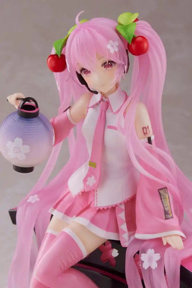 Hatsune Miku AMP Sakura Miku Lantern Ver. Reissue PVC szobor figura 20 cm termékfotó
