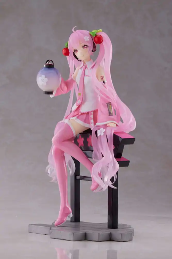 Hatsune Miku AMP Sakura Miku Lantern Ver. Reissue PVC szobor figura 20 cm termékfotó