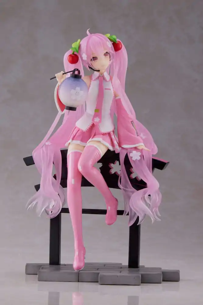 Hatsune Miku AMP Sakura Miku Lantern Ver. Reissue PVC szobor figura 20 cm termékfotó