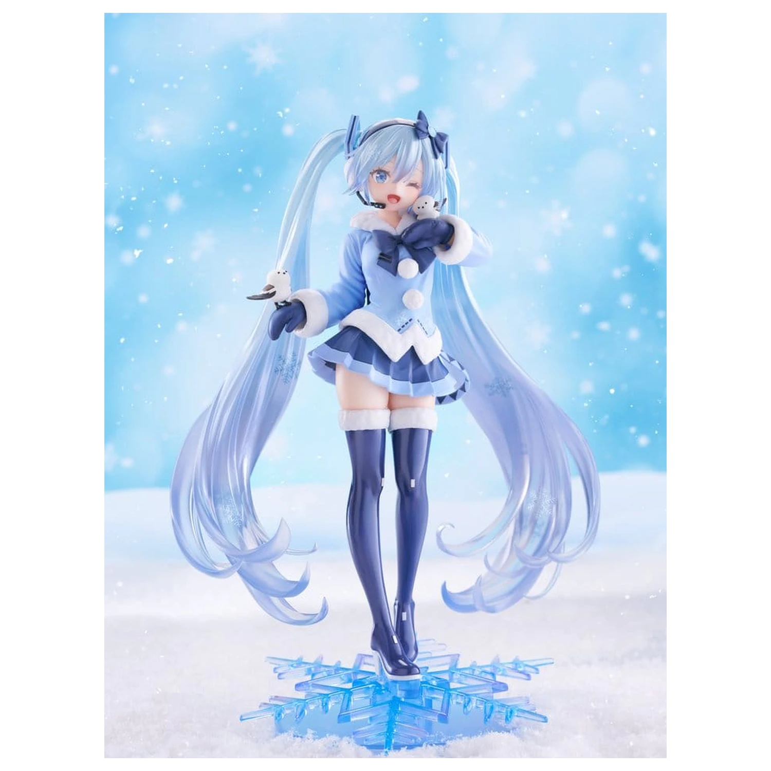 Hatsune Miku AMP+ Snow Miku All Stars 2012 Ver. PVC figura 25 cm termékfotó