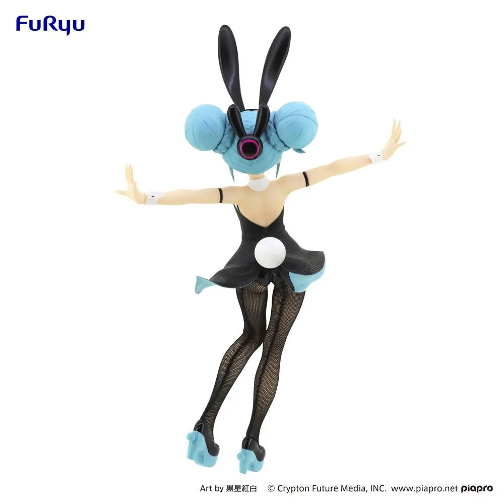 Hatsune Miku BiCute Bunnies Hatsune Miku Black Ver. PVC szobor figura 30 cm termékfotó