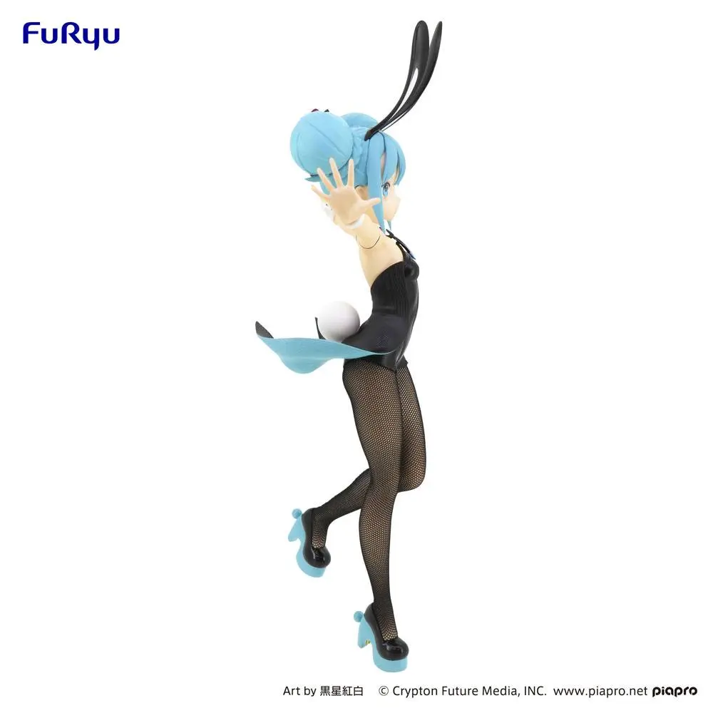 Hatsune Miku BiCute Bunnies Hatsune Miku Black Ver. PVC szobor figura 30 cm termékfotó