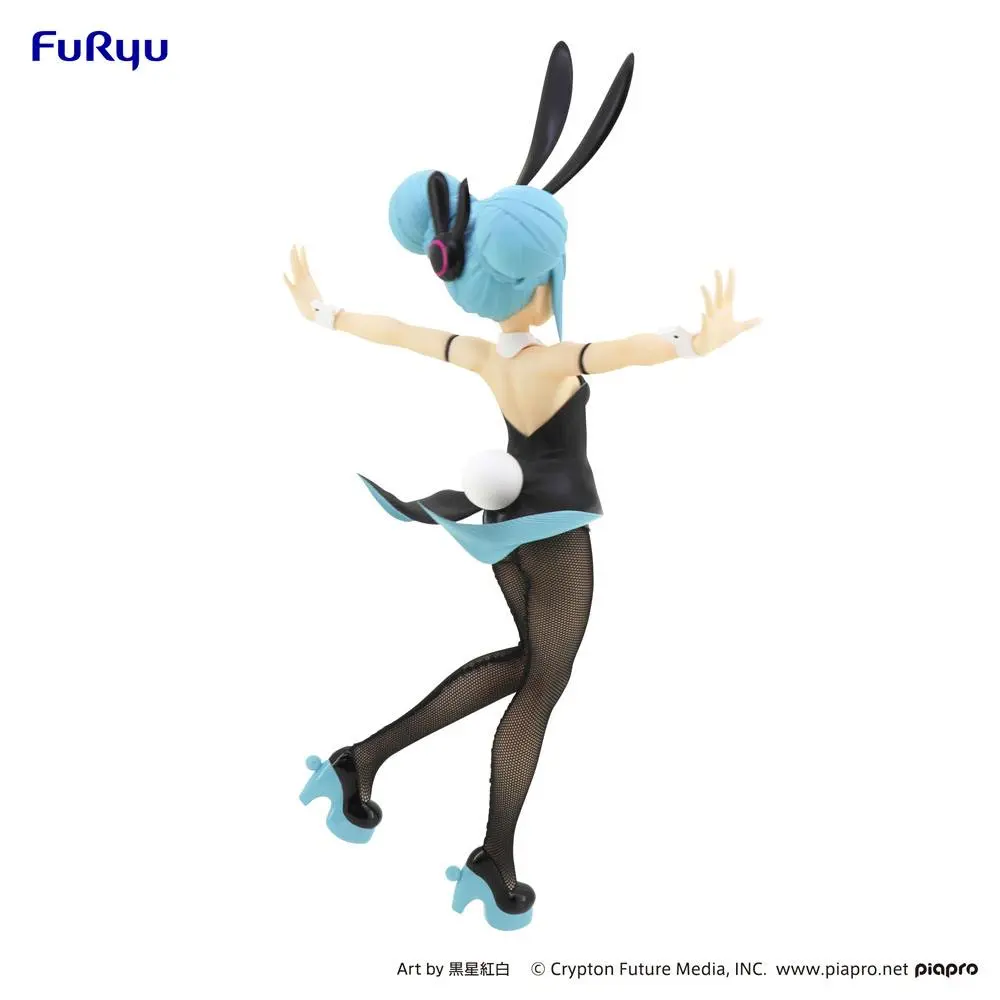 Hatsune Miku BiCute Bunnies Hatsune Miku Black Ver. PVC szobor figura 30 cm termékfotó