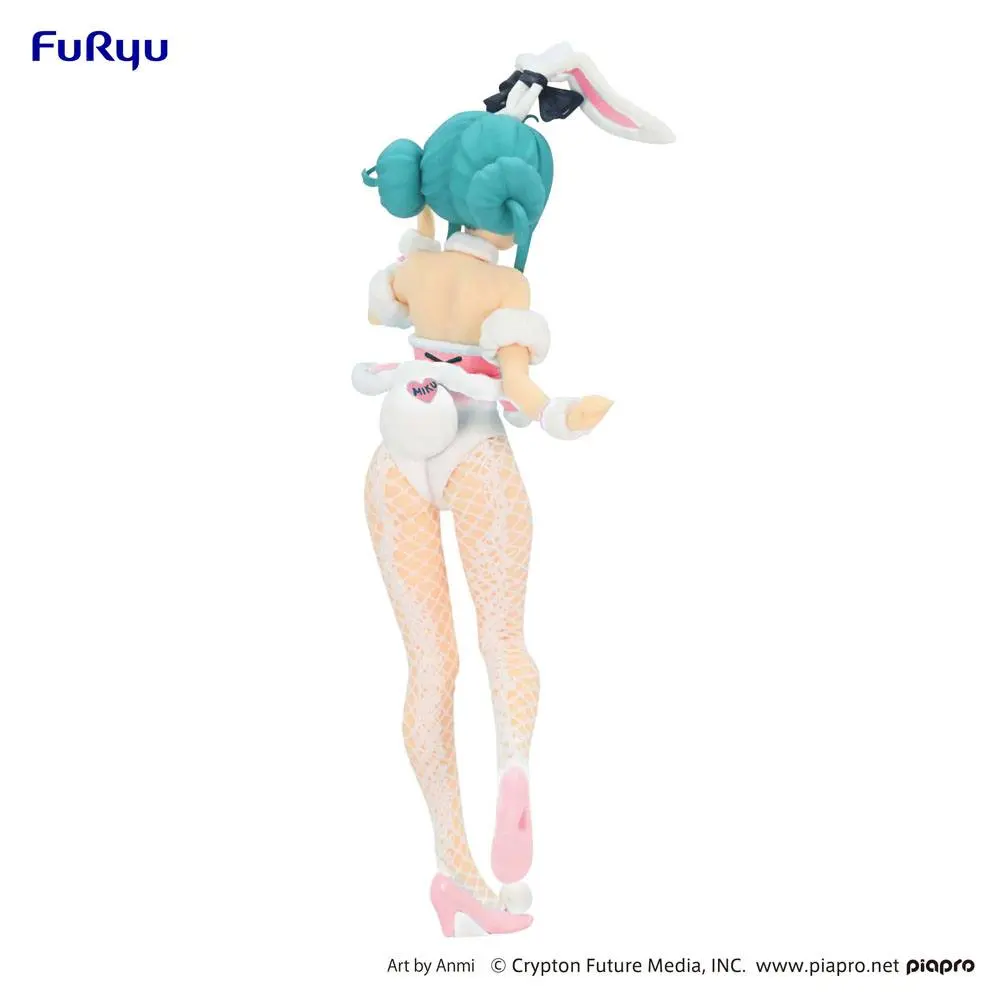 Hatsune Miku BiCute Bunnies  Hatsune Miku White Rabbit Baby Pink Ver. PVC szobor figura 28 cm termékfotó