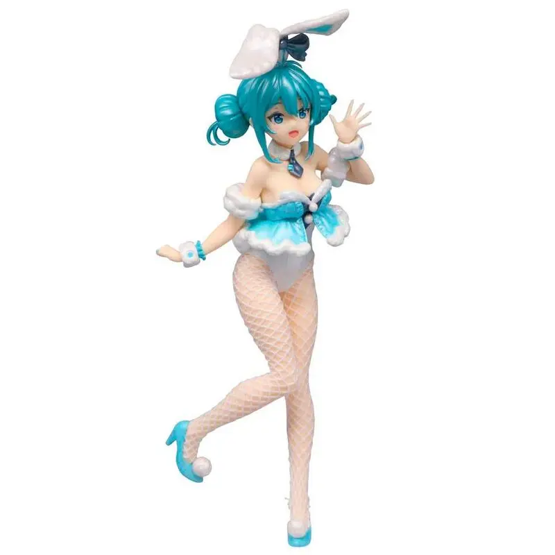 Hatsune Miku BiCute Bunnies Hatsune Miku White Rabbit Pearl Color ver. szobor figura 30cm termékfotó