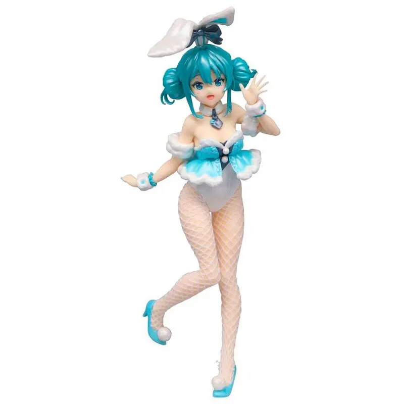 Hatsune Miku BiCute Bunnies Hatsune Miku White Rabbit Pearl Color ver. szobor figura 30cm termékfotó