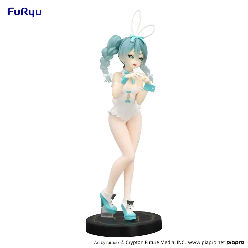 Hatsune Miku BiCute Bunnies Miku Rurudo White Color Ver. PVC szobor figura 27 cm termékfotó