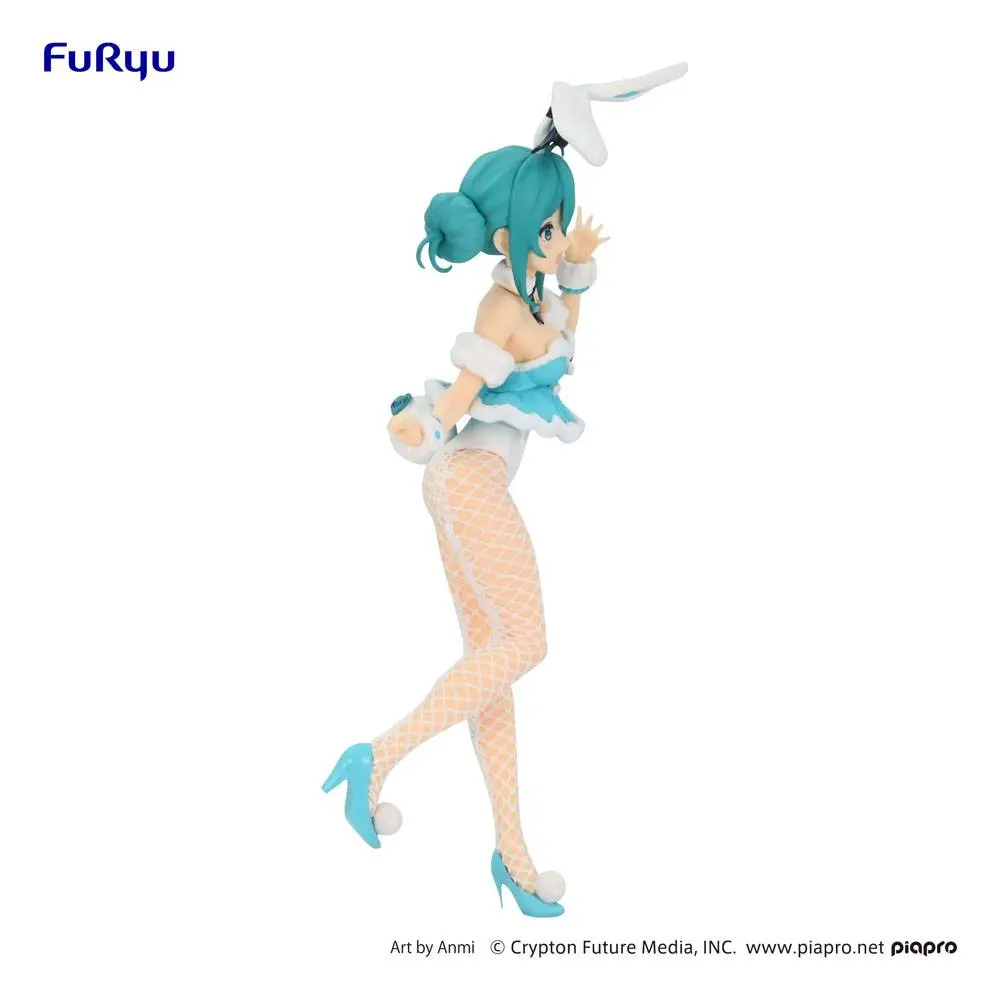 Hatsune Miku BiCute Bunnies PVC szobor figura Hatsune Miku White Rabbit Ver. 28 cm termékfotó