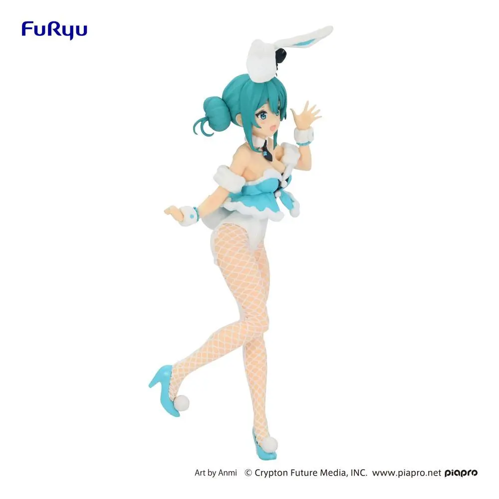 Hatsune Miku BiCute Bunnies PVC szobor figura Hatsune Miku White Rabbit Ver. 28 cm termékfotó