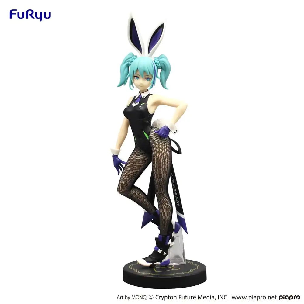 Hatsune Miku BiCute Bunnies Street Violet Color Ver. PVC szobor figura 30 cm termékfotó