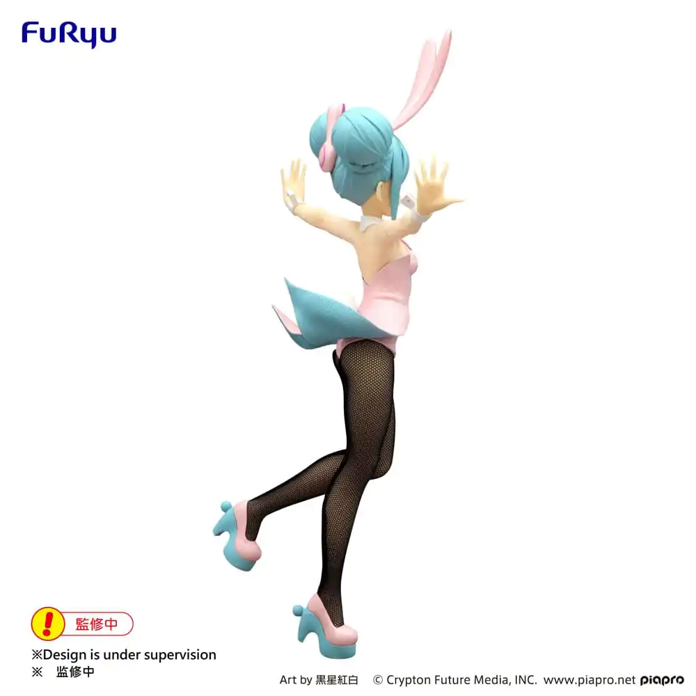 Hatsune Miku BiCute Bunnies Wink Pearl Pink Color Ver. PVC szobor figura 30 cm termékfotó