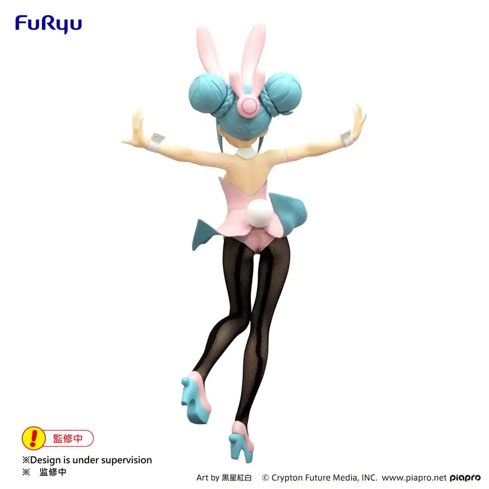 Hatsune Miku BiCute Bunnies Wink Pearl Pink Color Ver. PVC szobor figura 30 cm termékfotó