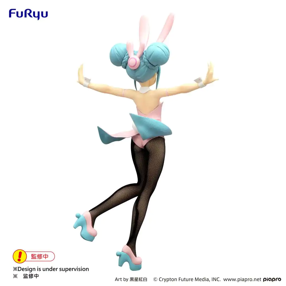 Hatsune Miku BiCute Bunnies Wink Pearl Pink Color Ver. PVC szobor figura 30 cm termékfotó