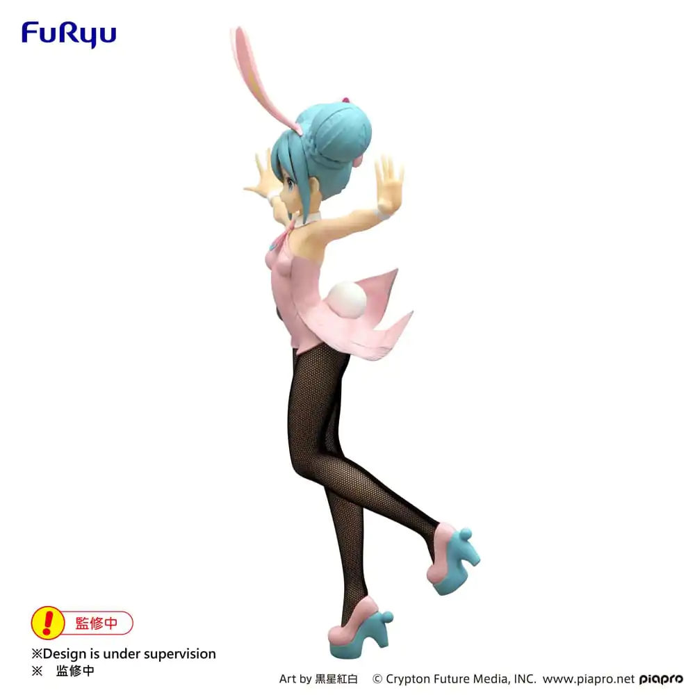 Hatsune Miku BiCute Bunnies Wink Pearl Pink Color Ver. PVC szobor figura 30 cm termékfotó