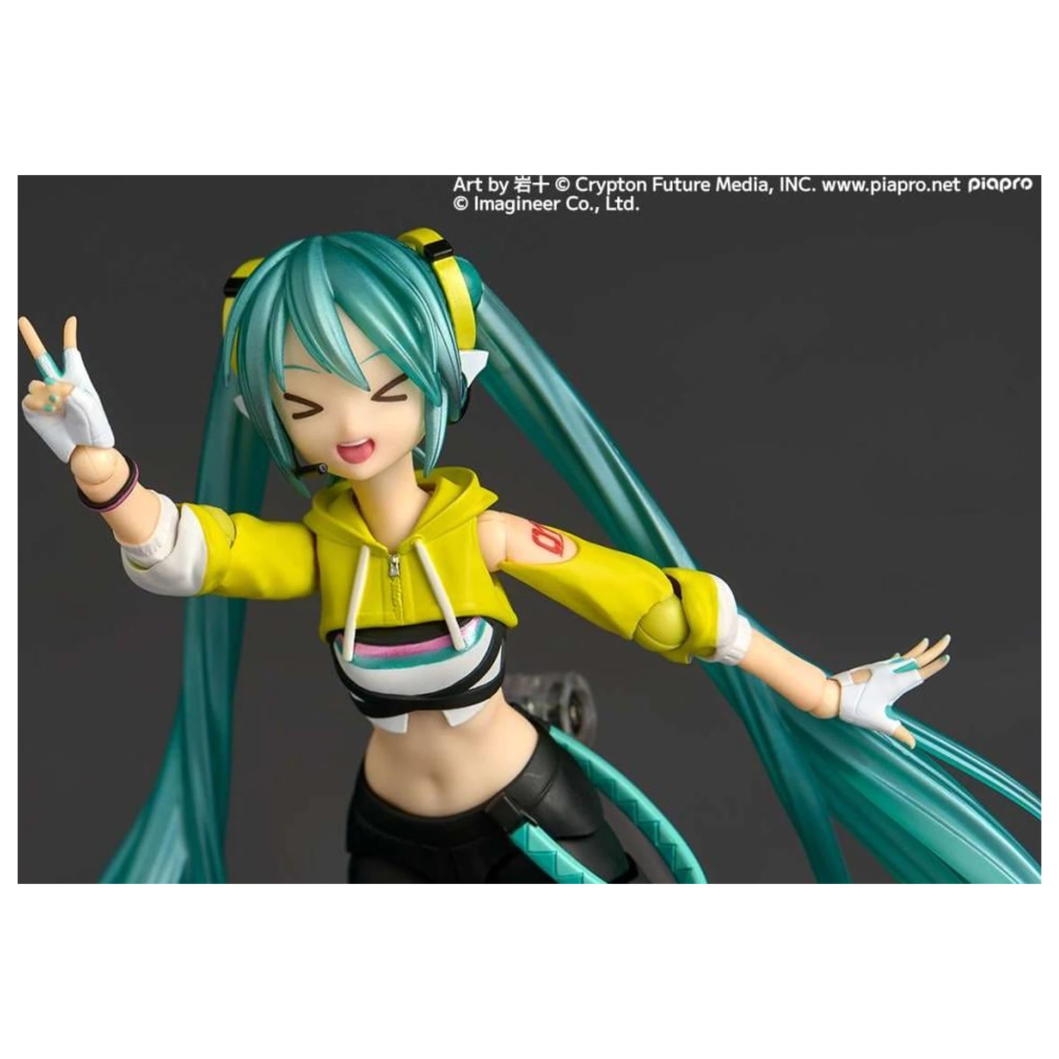 Hatsune Miku Boxing Version figura Revoltech A.Y. 15cm termékfotó