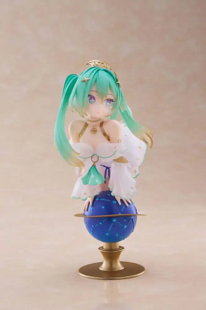Hatsune Miku Bust Up figura 39 Miku's Day Anniversary 2nd Season Glittering Star Ver. PVC szobor figura 18 cm termékfotó